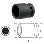 Osaka Ln38y22 Yıldız Lokma 3/8" 22 Mm