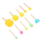OSALADI 1 Set DIY Sanat Sünger Pulları DIY Boyama Aksesuarları Grafiti Malzemeleri Güzel Grafiti Sünger Pulları DIY Grafit Pulları Değiştirme