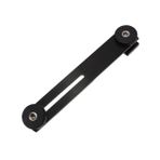 OSALADI 1/4" Vida Için Alüminyum Alaşımlı Çift Uçlu Braket Çift Kamera Tripod Stüdyo Video Işığı Için Flaş Braketi