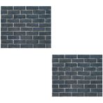OSALADI 2 Adet 3d Duvar Panelleri 3d Duvar Kağıdı Mutfak Backsplash Banyo Duvar Kağıdı Tuğla Duvar Kağıdı Soyma Ve Yapıştırma Taş Duvar Sticker Kaset Duvar Çıkartmaları 3 Boyutlu