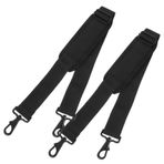 OSALADI 2 Adet müzik aleti çanta askısı sling lifting straps klarnet saksafon kılıf askıları tuval gitar askısı şık askılar gitar kılıfı askıları dayanıklı kayışlar polyester pamuk Black