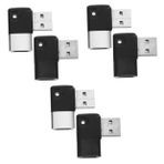 OSALADI 3 Set Yenilikçi L Şeklinde Usbden Usb C Adaptörüne Dirsek Dönüştürücüler Telefon Kulaklık Masaüstü Dizüstü Tablet Şarj Veri Transferi Için Yerden Tasarruf 2 Adet * 3