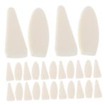 OSALADI 40pcs Eskiz Serpet Sıyırıcı Değiştirme Sünger Başları Sanat Öğrencileri Için Silgi Çizim Çizim Ve Hataları Düzeltme İçin İdeal