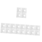OSALADI 5 Set Kapı Kilidi Tamir Panosu Güvenlik Kapısı Kilidi Tamir Plakası Tamir Için Kapı Kilit Plakası Kapı Levhası Ev Kapı Kilidi Tamir Plakası Paslanmaz Çelik Silver 4 Adet*5