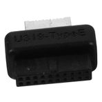 OSALADI Dahili Konnektör Adaptörü 19 Pinden Usb Tip-e Adaptör Kartı Bilgisayar Malzemesi İçin