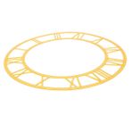 OSALADI Duvar Sticker Dijital Saat kendin yap saat kadranı Duvar etiketi ev Duvar Çıkartma Dekoru Oturma Odası Duvar Çıkartmaları aynalı saat Akrilik Golden