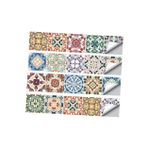 OSALADI Kendinden Yapışkanlı Soy Ve Yapıştır Duvar Stickerı Banyo Mutfak Dekoratif Fayanslar Sınır Çıkartması