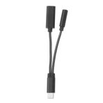 OSALADI Kompakt Type-c - 3 5 Mm Kulaklık Dönüştürücü Siyah Kulaklık Adaptörü Kararlı Ses Usb C - Aux Adaptörü