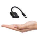 OSALADI Pixel 2/2xl U11/ Için Type C Usb Ses Dönüştürücü Şarj 2a Için Stereo Kulaklık Adaptörü