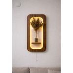 OsalionDesignn Loft Işık Rafı – Modern LED Aydınlatmalı Duvar Rafı