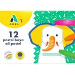 Oscar Adel Pastel Boya 12 Renk - 6 Renk
