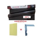 Oscar Cam Filmi Ev-ofis-araç Için 50 Cm X 6 M Orta Koyu Ton