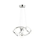 Oscar Krom Modern Sarkıt LED Avize – Uzaktan Kumandalı, 3 Renk Ayarlanabilir Işık, Beyaz Işık, Enerji Tasarruflu LED, Modern Salon Mutfak Oda Aydınlatma, Kolay Montajlı