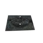 Oscar Kuaför Cam Lavabo 15 mm 100 x 56 cm Siyah K571