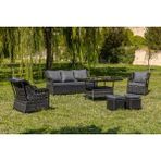 Oscar Rattan Bahçe Mobilyası 3+1+1 Masalı Garantili
