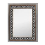 Oscar Stone Decor Ahşap Çerçeveli Mozaik (mermer) Ayna 53x73 Cm Seramik-star-yıldız-karo Desenli AYN5070-055