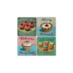 Oscar Stone Decor BA142 Muffin 3 Taş Bardak Altlığı