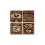 Oscar Stone Decor BA187 Pure Coffee Taş Bardak Altlığı