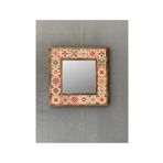 Oscar Stone Decor Çerçeveli Mozaik Doğaltaş Ayna 33 CM X 33 CM AYN-034