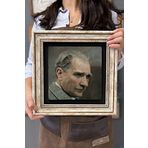 Oscar Stone Decor Çerçeveli Tablo Taş Duvar Dekoru 30 X 30 Cm Atatürk Portresi