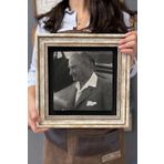 Oscar Stone Decor Çerçeveli Tablo Taş Duvar Dekoru 30 X 30 Cm Atatürk Takım Elbiseli