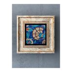 Oscar Stone Decor Çerçeveli Taş Duvar Dekoru 20 X 20 Cm Çini Desen Cdd1-40-235