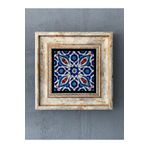Oscar Stone Decor Çerçeveli Taş Duvar Dekoru 20 X 20 cm Çini Desen CDD1-40-246