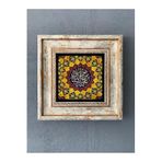 Oscar Stone Decor Çerçeveli Taş Duvar Dekoru 20 X 20 Cm Çini Desen Cdd1-40-294