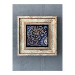 Oscar Stone Decor Çerçeveli Taş Duvar Dekoru 20 X 20 Cm Çini Desen Cdd1-40-303