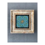 Oscar Stone Decor Çerçeveli Taş Duvar Dekoru 20 X 20 Cm Çini Desen Cdd1-40-309