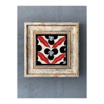 Oscar Stone Decor Çerçeveli Taş Duvar Dekoru 20 X 20 Cm Desen Görselli Cdd1-40-184