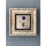 Oscar Stone Decor Çerçeveli Taş Duvar Dekoru 20 x 20 cm EBRU ÇİÇEK TABLO