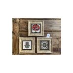 Oscar Stone Decor Çerçeveli Taş Duvar Dekoru 20 X 20 Cm Fatma Ana Eli Nar Ağacı Desen 3CDD-40-102