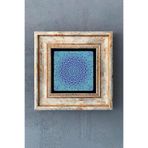 Oscar Stone Decor Çerçeveli Taş Duvar Dekoru 20X20 Cm Nazar Boncuğu Cdd-40-1007