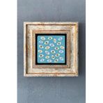 Oscar Stone Decor Çerçeveli Taş Duvar Dekoru 20x20 Cm Nazar Boncuğu CDD-40-1030