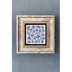 Oscar Stone Decor Çerçeveli Taş Duvar Dekoru Tablo 20Cm X 20Cm Nazar Boncuğu/Evil Eye Bead Cdd1-40-1454