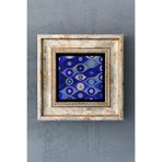 Oscar Stone Decor Çerçeveli Taş Duvar Dekoru Tablo 20Cm X 20Cm Nazar Boncuğu/Evil Eye Bead Cdd1-40-1477