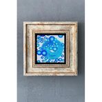 Oscar Stone Decor Çerçeveli Taş Duvar Dekoru Tablo 20Cm X 20Cm Nazar Boncuğu/Evil Eye Bead Cdd1-40-1492