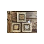 Oscar Stone Decor Çerçeveli Taş Duvar Dekoru Tablo 3 Lü Set Nal-ı Şerif -Esmaül Hüsna- Hilye-i Şerif 3CDD-40-610