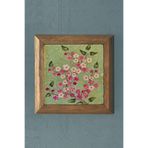 Oscar Stone Decor Ebru Desenli Masif Çerçeveli Taş Tablo 28X28 Cm Prmt2020-1136