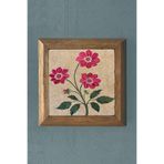 Oscar Stone Decor Ebru Desenli -Masif Çerçeveli Taş Tablo-Wall Decor- 28X28 Cm Prmt2020-1135