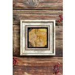 Oscar Stone Decor Gustav Klimt Sarı Saçlı Kız Çerçeveli Taş Tablo 20x20 cm Wall Decor