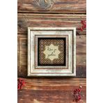 Oscar Stone Decor Kun Fe Yekun Çerçeveli Taş Duvar Dekoru 20x20 cm CDD-40-1063