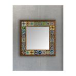 Oscar Stone Decor Masif Çerçeveli Mozaik Taş Ayna 43 Cm X 43 Cm AYN4040-030