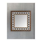 Oscar Stone Decor Masif Çerçeveli Mozaik Taş Ayna 43 Cm X 43 Cm AYN4040-045