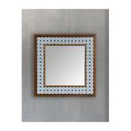 Oscar Stone Decor Masif Çerçeveli Mozaik Taş Ayna 43 Cm X 43 Cm AYN4040-047