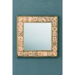 Oscar Stone Decor Masif Çerçeveli Mozaik Taş Ayna 43 Cm X 43 Cm (morocco-etnik Desen) AYN4040-075