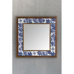 Oscar Stone Decor Masif Çerçeveli Mozaik Taş Ayna 43 Cm X 43 Cm (morocco-etnik Desen) AYN4040-100