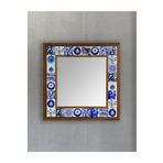 Oscar Stone Decor Masif Çerçeveli Mozaik Taş Ayna 43 Cm X 43 Cm (NAZAR BONCUĞU) AYN4040-087