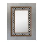 Oscar Stone Decor Masif Çerçeveli Mozaik Taş Ayna 43 cm X 63 cm AYN4060-055